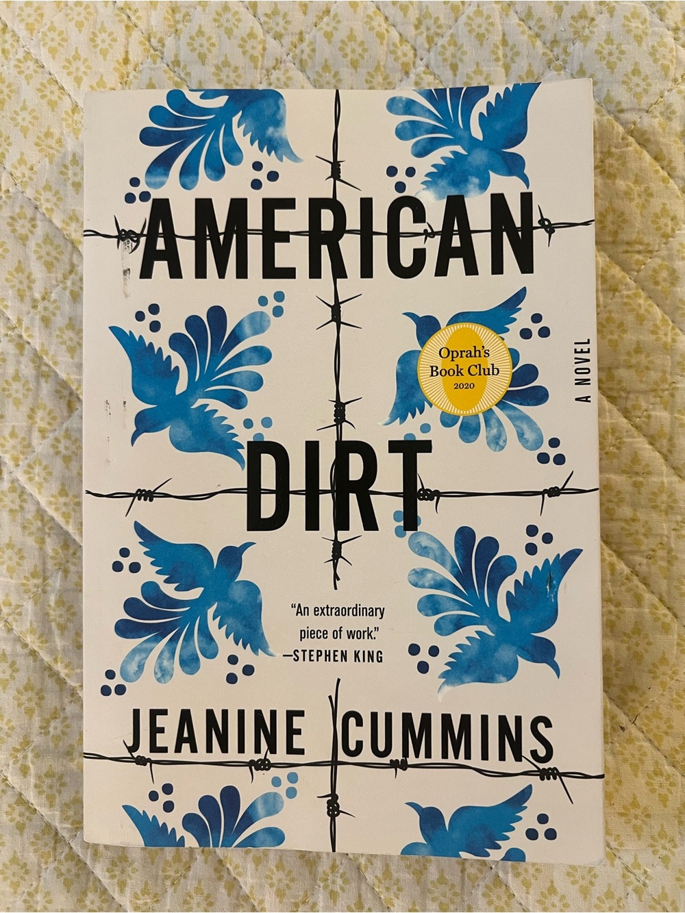 AMERICAN DIRT SOFTCOVER BOOK BY JEANINE CUMMINS EUC